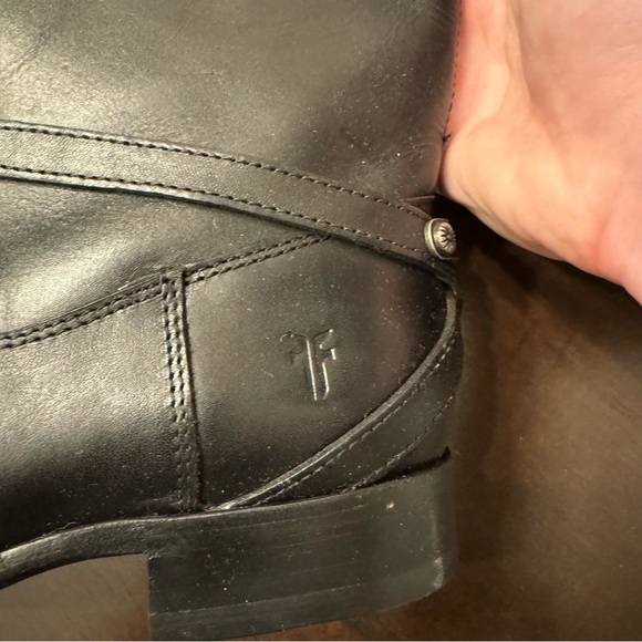 NWT Black Leather Frye Boots - Picture 7 of 11